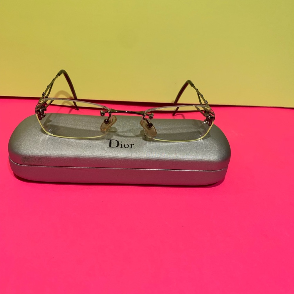 CHRISTIAN DIOR RIMLESS EYEGLASSES